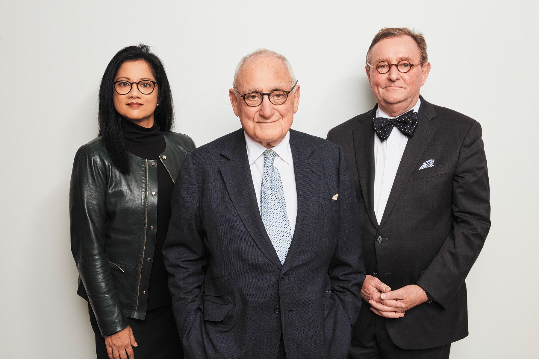 (From left to right) Ms. Bina Bhattacharyya, Mr. Robert A. M. Stern, and Mr. Grant F. Marani of RAMSA